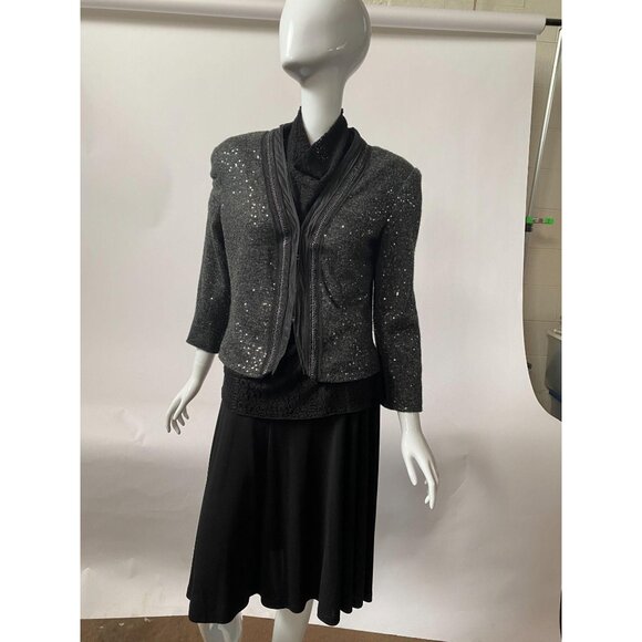 Max & Co Sequin Embellished Jacket Womens M - Picture 9 of 13